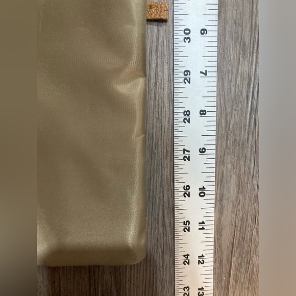 STONE MOUNTAIN PURSE Crossbody Handbag Brown Nylon w/Leather Strap & Accents - Picture 4 of 9